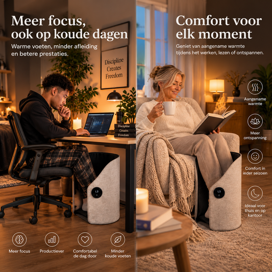 Gloeivoetjes™ – Elektrische warmer voor voeten en onderbenen